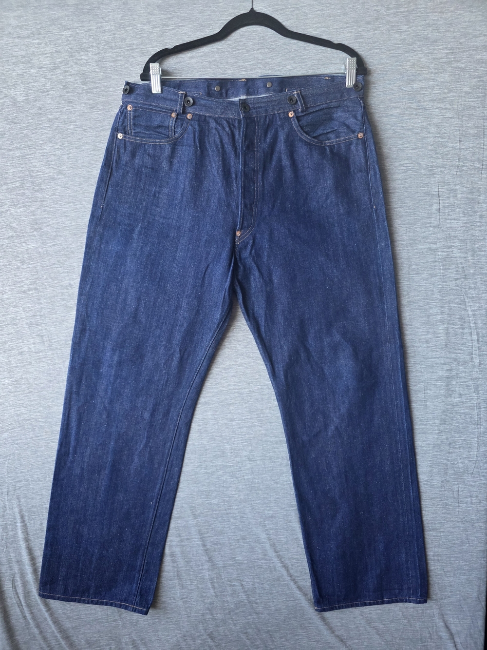 Levi's Vintage Collection 201 Made in Japan Selvedge, One Wash, Cinch Back 36x32